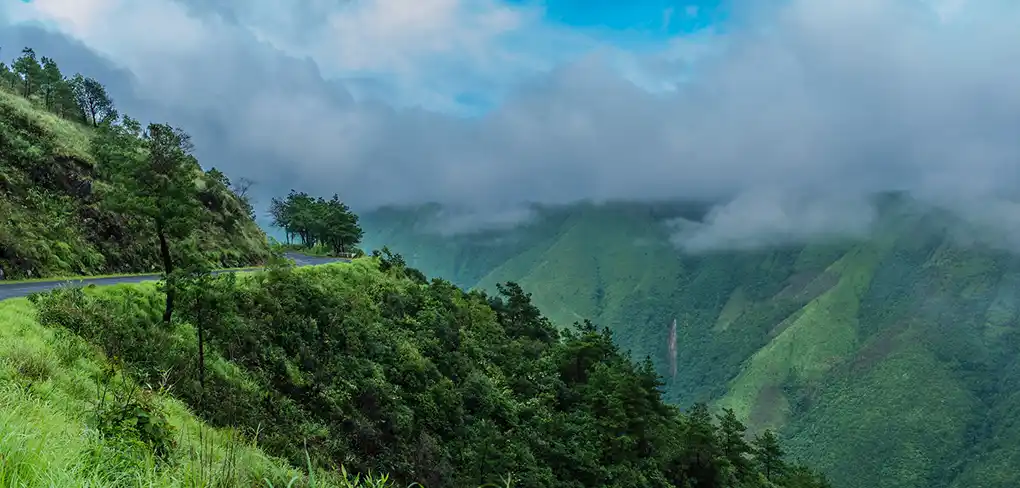 Cherrapunji (via Guwahati) in Assam.webp