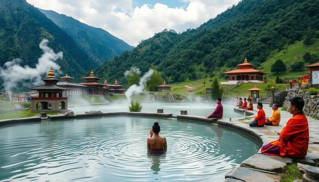 Hot Springs for spiritual healing in Bhutan.webp