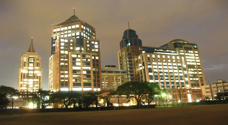 UB City in Bangalore at Night.webp